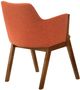 Armen Living Renzo 2-Piece Orange Dining Chairs-2