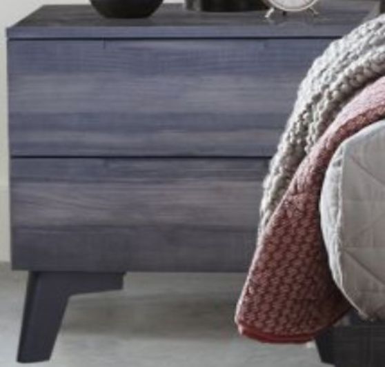American Wholesale Furniture Mid Century Grey Nightstand-0