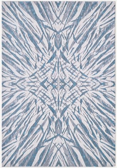 KAS Rugs Luna Gold/Gray Watercolors 5'x8' Area Rug-0