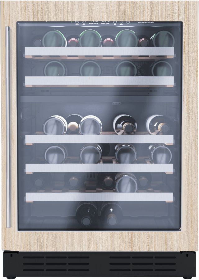 Refroidisseur à vin encastré de 24 po Elica® de 4.8 pi³ - Cadre prêt pour le panneau-0