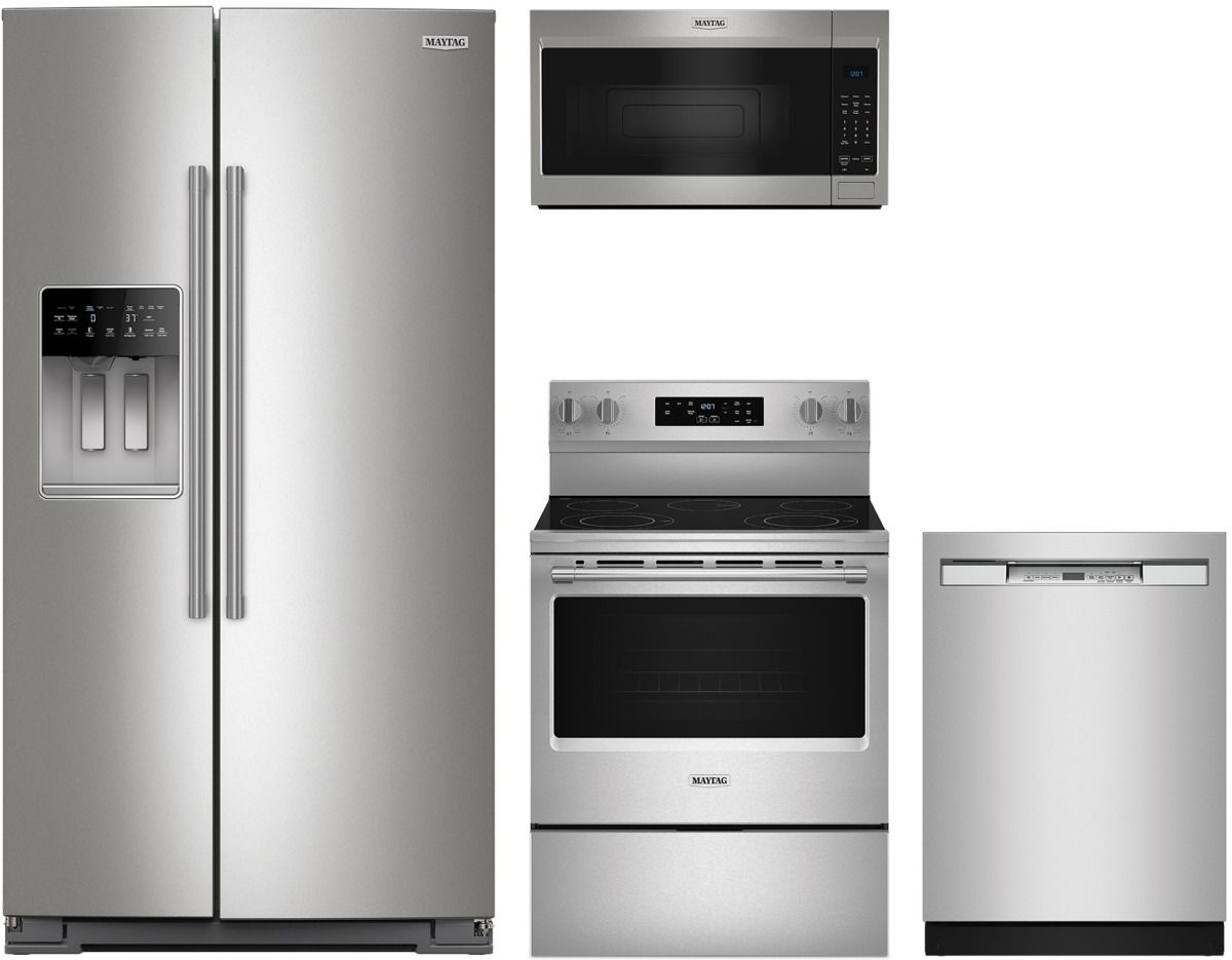 Maytag® 4 Piece Stainless Steel Kitchen Package