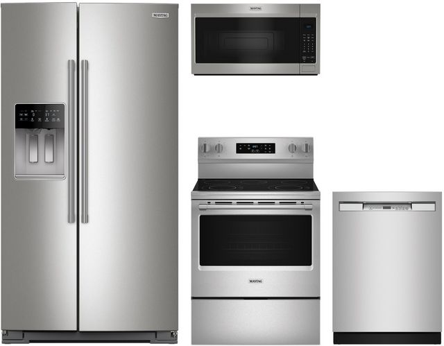 Maytag® 4 Piece Stainless Steel Kitchen Package