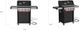 Weber® Spirit® E-425C 4-Burner Black Freestanding Natural Gas Grill-1