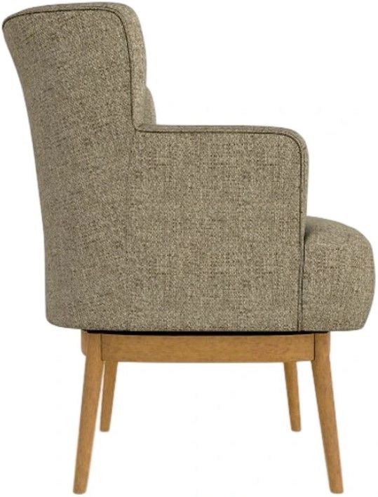 Best® Home Furnishings Customizable Kelida Swivel Chair with Honey Birch Legs-2