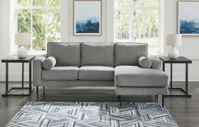 Signature Design by Ashley® Hazela Charcoal Sofa Chaise-4
