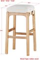 Forty West Everett Brown/Putty Bar Stool-1