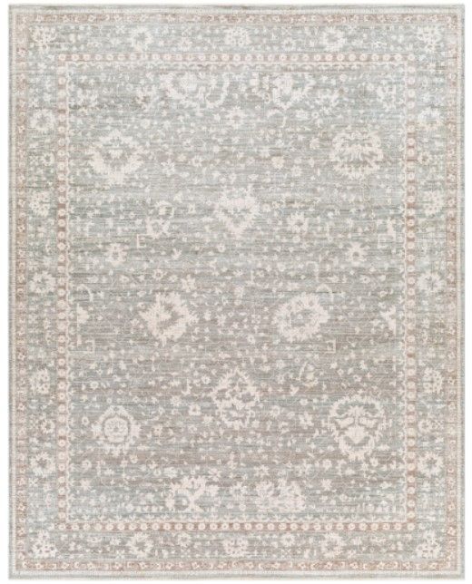 Surya Carlisle Ivory/Light Gray 4'x6' Area Rug-1
