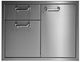 LYNX® Professional Classic 30" Stainless Steel Door Drawer Combination-0
