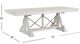 Magnussen Home® Heron Cove Chalk White 72" Dining Trestle Table-2