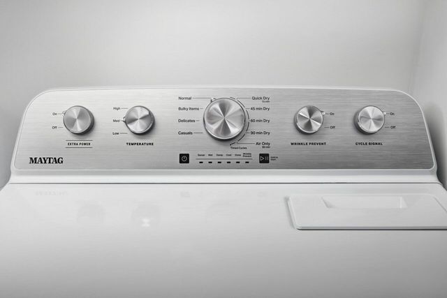 Maytag® 7.0 Cu. Ft. White Top Load Electric Dryer-5