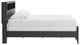 Signature Design by Ashley® Jonnifer Black/Gray King Bookcase Panel Bed-3