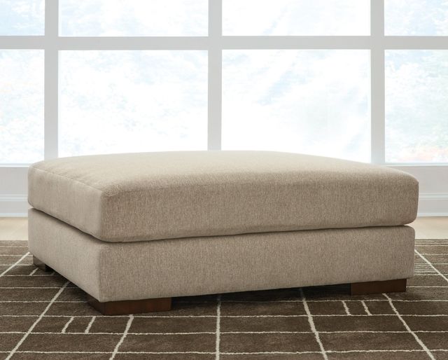 Benchcraft® Linenhause Dune Oversized Accent Ottoman-1