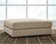 Benchcraft® Linenhause Dune Oversized Accent Ottoman-1