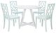 Powell® Maui 5-Piece Mint/White Dining Set-0