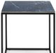Natuzzi Editions Cabaret Blue Precious Sodalite Square Accent Table with Matte Coffee Base-1