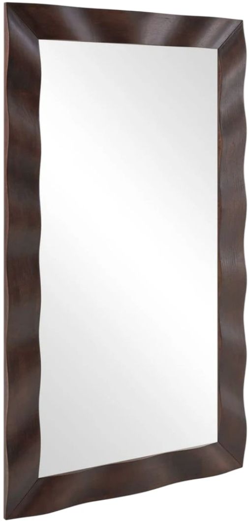 Uttermost® Wrinkle Dark Walnut Mirror-4