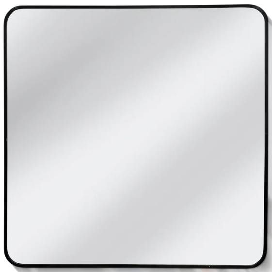 StyleCraft Streamline Black Large Mirror-0