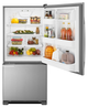 Amana® 18.7 Cu. Ft. Stainless Steel Bottom Freezer Refrigerator-4