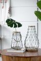 A & B Home Clear Teardrop Vase-3