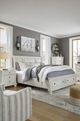 Signature Design by Ashley® Robbinsdale Antique White California King Storage Sleigh Bed-5