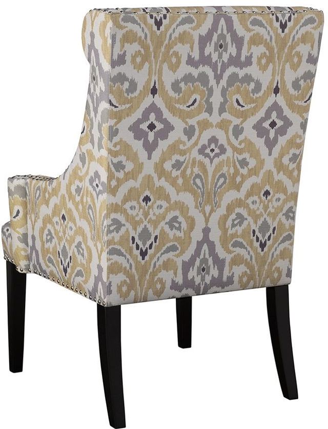 Olliix by Madison Park Yellow Marcel High Back Wing Chair-1