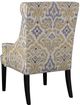Olliix by Madison Park Yellow Marcel High Back Wing Chair-1