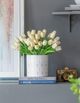 A & B Home White Planter-5