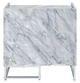 ACME Furniture Azrael Chrome/White Nightstand-4