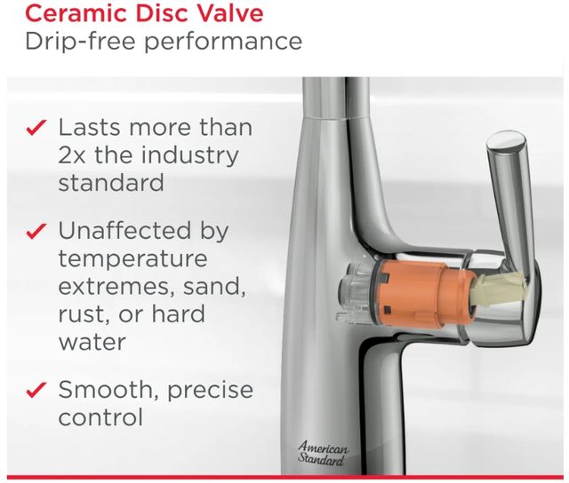 American Standard Delancey® Stainless Steel Single-Handle Pull-Down Function Bar Faucet-4