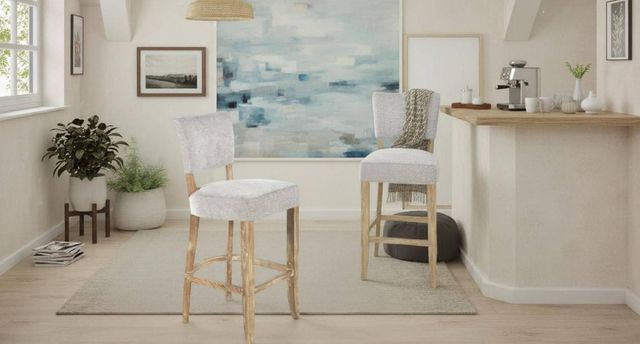 Nest Home Collections Ariana Anew Gray Bar Stool-1