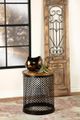 Coaster® Aurora Natural Accent Table with Black Mesh Base-2