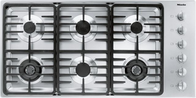 Miele 42" Stainless Steel Natural Gas Cooktop-0