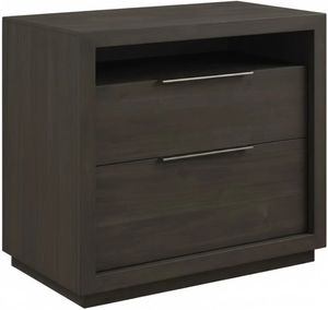 Modus Furniture Oxford Basalt Gray Nightstand