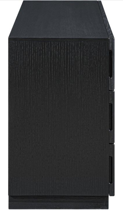 Meridian Furniture Weave Black Dresser-2