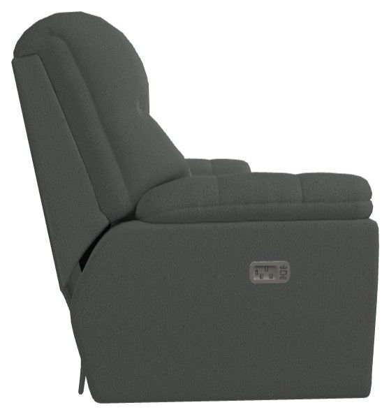 La-Z-Boy® Morrison Indigo Power Reclining Loveseat with Console and Headrest-2