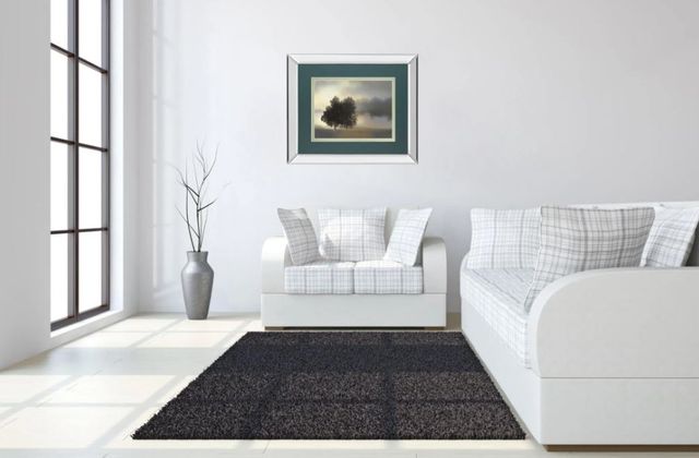 Classy Art Misty Morning by Nan Mirror Framed Wall Art-2
