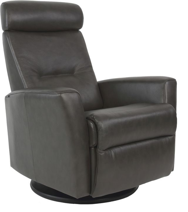 Fjords® Relax Madrid Slate Large Dual Motion Swivel Recliner-0