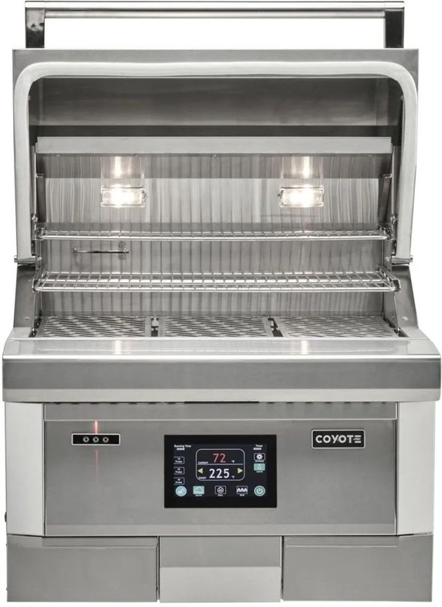 Coyote® 36" Built-In Pellet Stainless Steel Grill-1