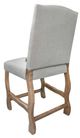 International Furniture Direct Marquez Brown/Gray 24" Upholstered Counter Stool-2