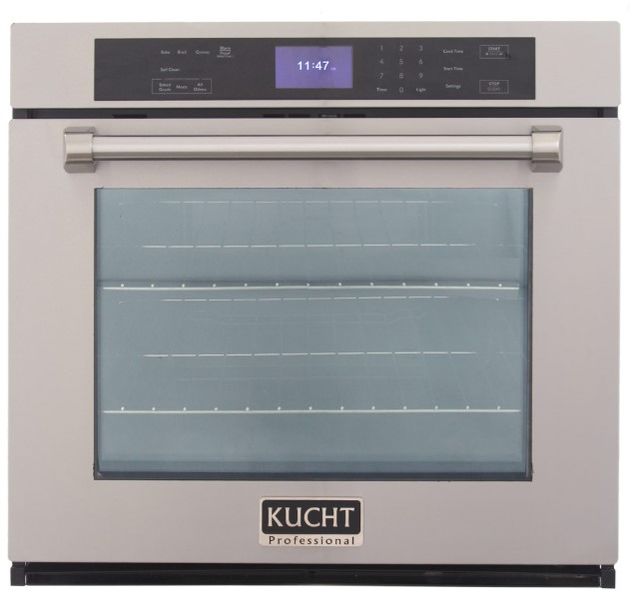 Kucht Professional 30" Stainless Steel Single Electric Wall Oven-0