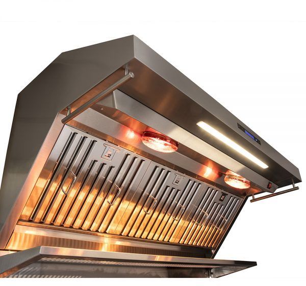 FORNO® Alta Qualita 48" Stainless Steel Wall Mounted Range Hood-3