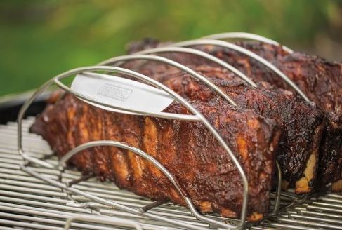 Weber® Stainless Steel Rib Rack-1
