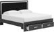 Signature Design by Ashley® Zuraleus Matte Black King Upholstered Panel Storage Bed-2