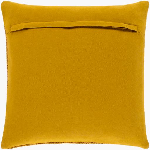Surya Camilla Mustard 20"x20" Toss Pillow with Polyester Insert-3