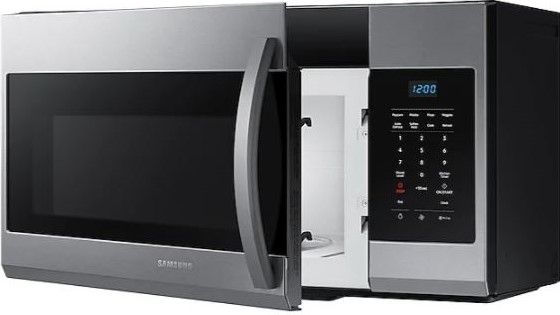 Samsung 30" 2.1 Cu. Ft. Fingerprint Resistant Stainless Steel Over the Range Microwave-3