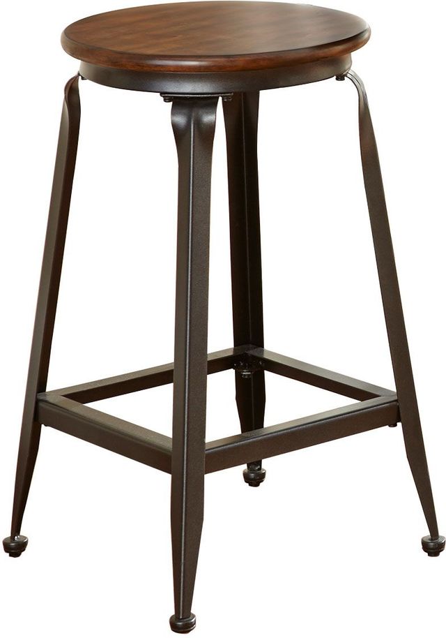 Steve Silver Co. Adela Black/Brown Counter Stool-0