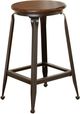 Steve Silver Co. Adela Black/Brown Counter Stool-0