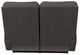 La-Z-Boy® Trouper Gray Leather Power Reclining Loveseat with Headrest and Lumbar-4