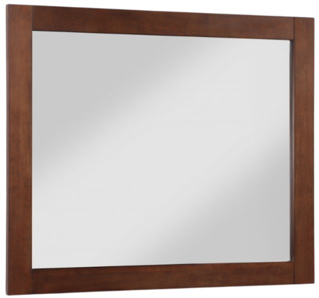 Meridian Furniture Monad Walnut 44" Mirror-1