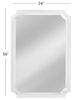 Bassett Mirror Rita Clear Wall Mirror-2